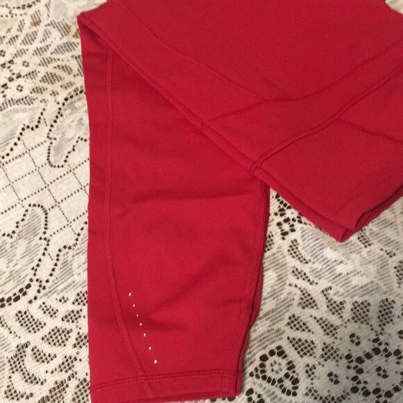 Athleta Red leggings/joggers - Picture 2 of 14